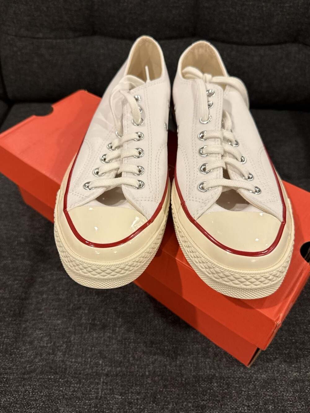 Converse Chuck 70 Low White Garnet Egret 162065C - 8.5M / 10.5W - Picture 7 of 9